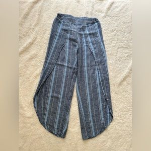 Drew Blue Striped Pants